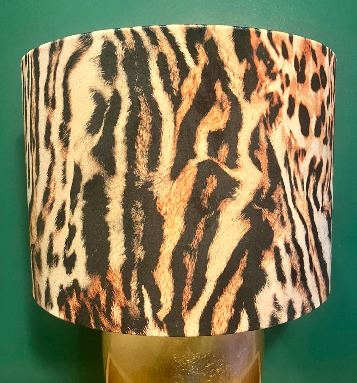 Tiger Print Lampshade