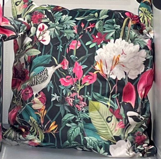 Botanical Paradise Velvet Cushion