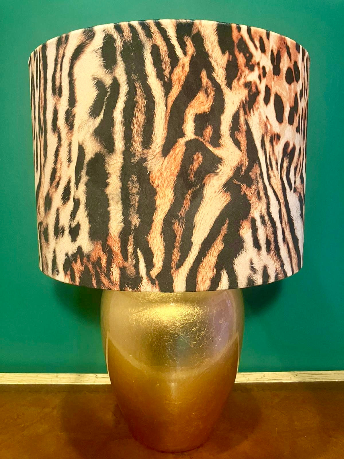 Tiger Print Lampshade